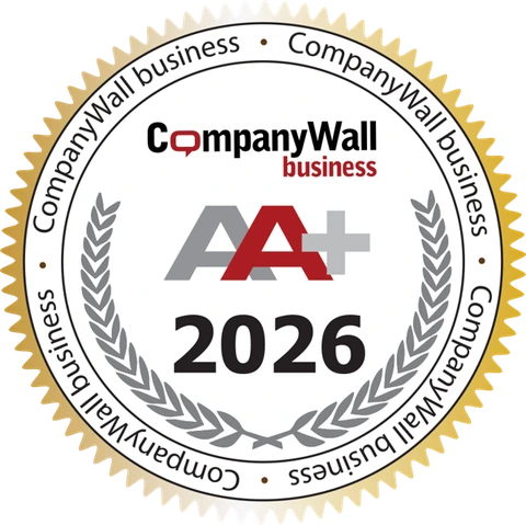 CompanyWall Business AA+ minősítés 2026