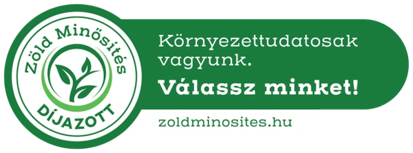 Zöld Minősítés díjazott – környezettudatos vállalkozás